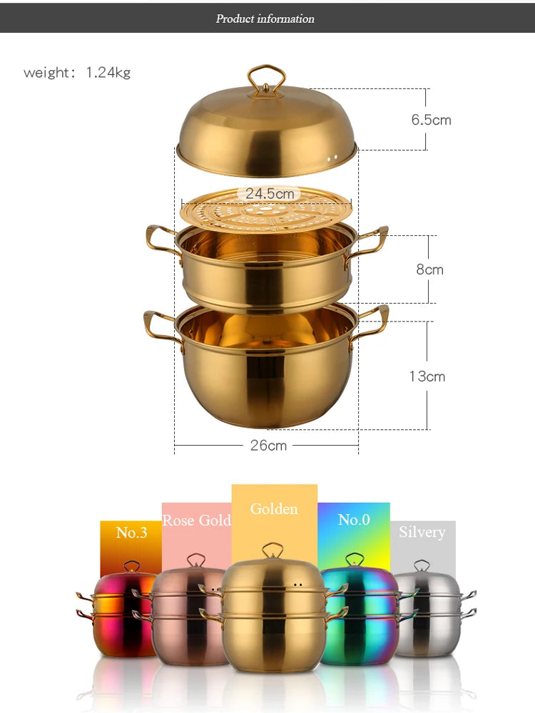 Cuiseur à Riz en Acier Inoxydable