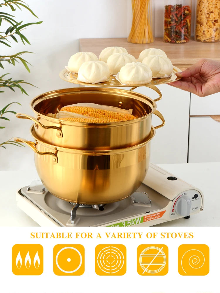 Cuiseur à Riz en Acier Inoxydable