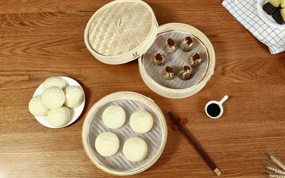 Panier Vapeur en Bambou